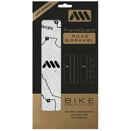 ALL MOUNTAIN STYLE Gravel Road Rahmenschutzaufkleber - Sterrato Schwarz - Einheitsgröße