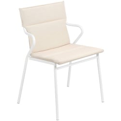 Lafuma Mobilier Gartenstuhl Ancone, argile Stoff Beige