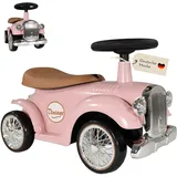 Lemodo Rutschauto Kinderauto im Retrodesign Pink