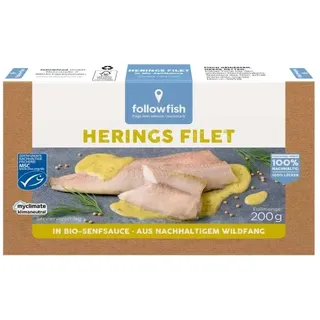 followfish Heringsfilet in Bio-Senfsauce