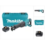 Makita DJR 186 G1K Akku Reciprosäge Säbelsäge 18 V + 1x Akku 6,0 Ah + Koffer - ohne Ladegerät