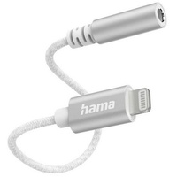 Hama Aux Adapter Lightning, 3, mm Klinke Buchse, Weiß