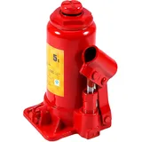 Hydraulischer Wagenheber 5 Tonnen, Rangierwagenheber, Vertikaler Flaschenheber, Stempelwagenheber für Auto Motorrad