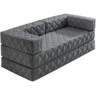 Traumnacht Schlafsofa, mit 2 Spitzkissen, 175 x 80 x 40 cm, grau