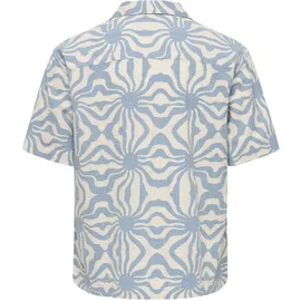 Only & Sons Cruz Kurzarmhemd Blau L
