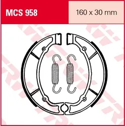 TRW Lucas Bremsbacken MCS958