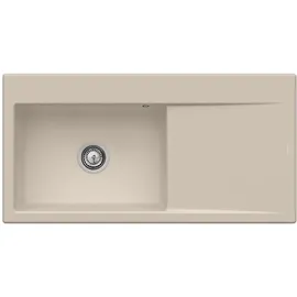 Villeroy & Boch Subway Style 60 links almond + Handbetätigung + Lochbohrungen 2 + 3