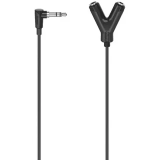 Hama Audio-Adapter 3,5-mm-Klinken-Stecker - 2 x 3,5-mm-Klinken-Kupp. 3,5m (00205190)