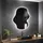 Home Deluxe LED-Spiegel LACE asymmetrisch - 60 x 80 cm I Badspiegel, Flurspiegel, Wohnzimmerspiegel, Spiegel mit Beleuchtung