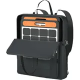 Generisch Solar Panel Aufbewahrungstasche | Doppelschicht Tragetasche Für Solarpanels - Organizer Mit Griff Für 100W 100X 200W Modelle, Schutz Für Rucksack, Camping, Wandern Und Bergsteigen