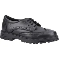 Hush Puppies - Mädchen Schul-Uniform-Schuhe "Maxine", Leder FS10950 (28 EU) (Schwarz) - Schwarz - 28