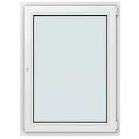 Solid Elements Kunststofffenster New Basic  (80 x 100 cm, Verglasung: 2-fach, DIN Anschlag: Rechts, Weiß)