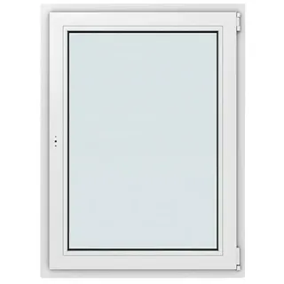Solid Elements Kunststofffenster New Basic  (80 x 100 cm, Verglasung: 2-fach, DIN Anschlag: Rechts, Weiß)