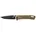 Taschenmesser mit Gürtelclip Klingenlänge 7 9 cm Gummi/7Cr17MoV-Stahl Braun 30-001881
