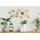 moebel-direkt-online möbel direkt online Wanddekoobjekt Floral creme/gold