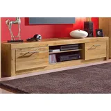 vogl möbelfabrik Lowboard VOGL MÖBELFABRIK "Toronto", braun (wildeiche teilmassiv), B:200cm H:40cm T:42cm, Sideboards, Lowboard