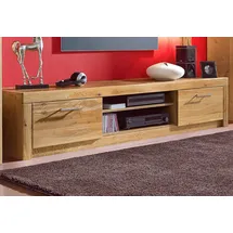 vogl möbelfabrik Lowboard VOGL MÖBELFABRIK "Toronto", braun (wildeiche teilmassiv), B:200cm H:40cm T:42cm, Sideboards, Lowboard