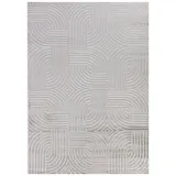 Carpetsale24, Kurzflor Teppich Wohnzimmer 160 x 230 cm, Grau Einfarbig Skandi-Boho Deko, 3D-Effekt, Extra Weich für Flur, Schlafzimmer und Küche