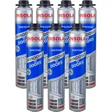 Montageschaum Bauschaum Pistolenschaum INSOLA 7x750 ml PU-Schaum Fenster Schaum