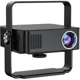Videoprojektor, 1080p Mini-projektor, Automatisches Einschalten Mit Ständer, Video-overhead-projektor, Tragbarer Heimkino-projektor, Schwarz