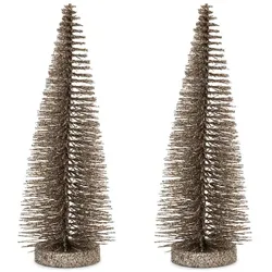 Riviera Maison Glitter Glamour Weihnachtsstatue Dekoration 2 pair 