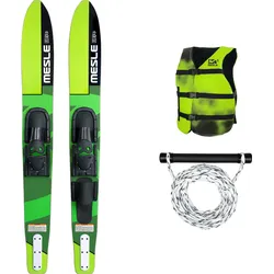 Wasserski Set Xplore 157 cm mit Leine Schwimmweste Erwachsene grün GRÜN 157 CM