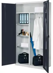Kappes Akten-/Kleiderschrank ErgoPlus RAL 7035/7016 Vollblechtüren