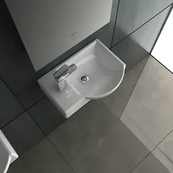 Alpenberger Hand-Waschbecken-Waschtisch-Keramik-Waschbecken mit Überlauf- schmutzabweisendes Waschbecken