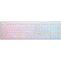 Ducky One 3 Pure White PBT, LEDs RGB, MX SPEED RGB Silver, USB, US (DKON2108ST-PUSPDPWWWSC1)