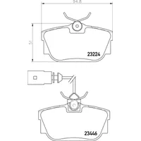 Hella Bremsbelagsatz, Scheibenbremse 8DB 355 018-591