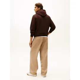 Tommy Hilfiger ESS Seasonal Fleece Hoodie Herren Braun L