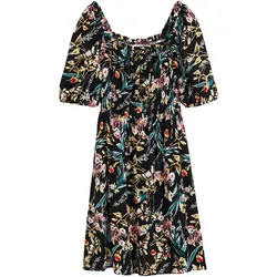 bonprix Kleid, schwarz, 48