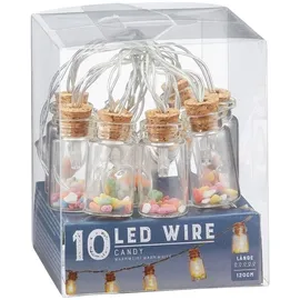 Cepewa LED Lichterkette 10er Candy