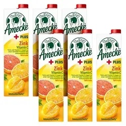 Amecke + Zink Fruchtsaft 6x 1,0 l