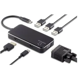 Renkforce USB-C® Dockingstation RF-HUB-230 Passend für Marke Dockingstations: Universal USB-C® Power Delivery