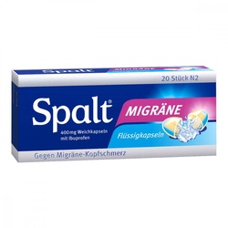 Spalt Migräne 400mg Weichkapseln