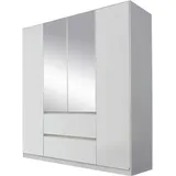 Rauch ORANGE Mainz mit Spiegel Garderobe Garderobenschrank grifflose Front mit Spiegel, Außentüren mit Push-to-Open Funktion