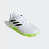 adidas Copa Pure.3 Firm Ground Boots Fußballschuhe (Fester Untergrund), FTWR White/core Black/Lucid Lemon, 42