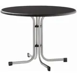 Sieger Boulevard-Klapptisch mit mecalit-Pro-Platte Ø 100 x 72 cm