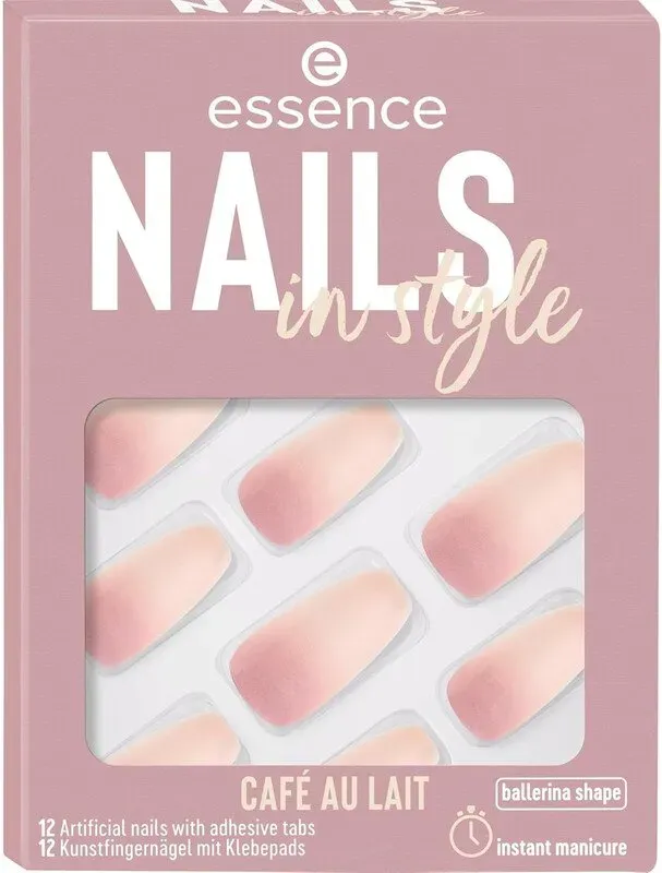NAILS IN STYLE uÃ±as artificiales #16-café au lait 12 u