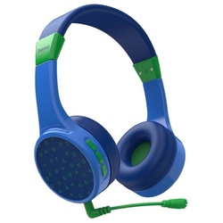 Hama Bluetooth®-Kinderkopfhörer Teens Guard, On-Ear, Lautstärkebegrenzung Kinder-Kopfhörer blau