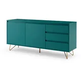 SalesFever Sideboard 150 x 70 x 40 cm Blau