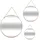 ATMOSPHERA CREATEUR D'INTERIEUR Set aus 3 runden Spiegeln 0 x 0 cm Gold