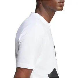 adidas Essentials Big Logo Kurzarm-T-Shirt White / Black M