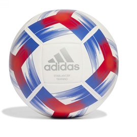 adidas Unisex Starlancer Training Fußball, White/Silvmt/Red/Solred, 38