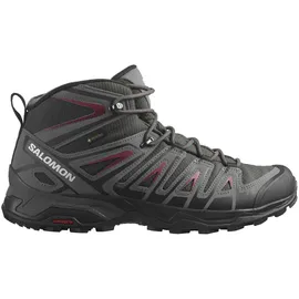 Salomon X Ultra Pioneer Mid Gore-Tex Herren peat/quiet shade/biking red 41 1/3