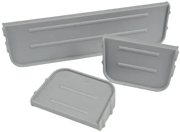 Agoform Besteckasten Trenner Scoop II - Trennwand Set, Kunststoff silber