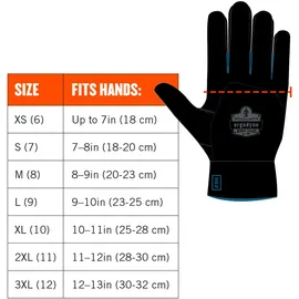 ergodyne international Ergodyne Thermo-Handschuh ProFlex 7501, wasserdicht, L (9)