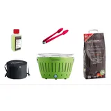 Lotusgrill Classic Starter-Set limettengrün