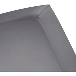 Spannbettlaken CINDERELLA "Moon Spannbettlaken (bis 30 cm)", grau (anthrazit), B:100cm L:200-210cm, Flanell, Obermaterial: 100% Baumwolle, Laken, Ideal für die kalten Wintermonate